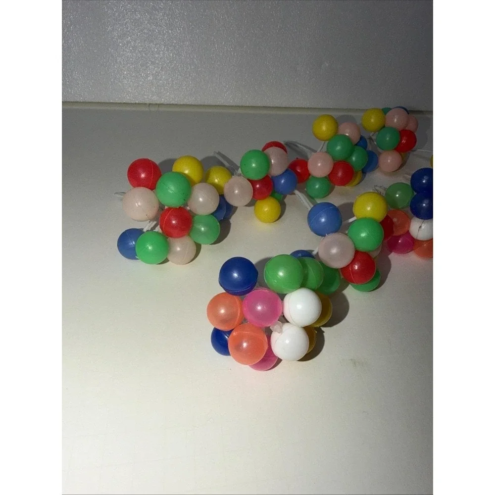Vintage Cake Topper Lot Festive Balloon Clusters 10 Pcs Retro